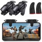 Mobile Game Controller Trigger, Mobile Game Accessories 6 Finger Trigger Sensitive Shoot Target Buttons Smartphone
